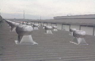 Pemasangan Turboair Turbine Ventilator proyek 39
